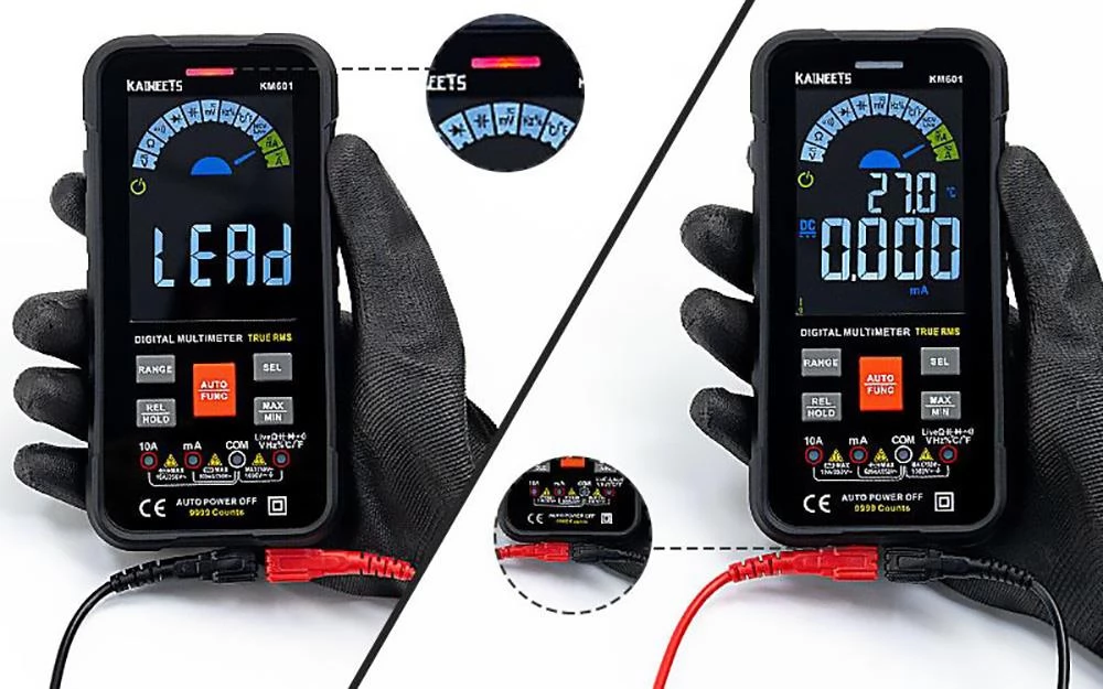 KAIWEETS KM601 Digitalmultimeter 10000 Counts True-RMS Meter