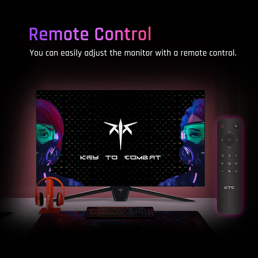 KTC G42P5 Gaming Monitor with LG OLED Display WBE panel, HDMI 2.1, best for Playstation 5 and Xbox Series X