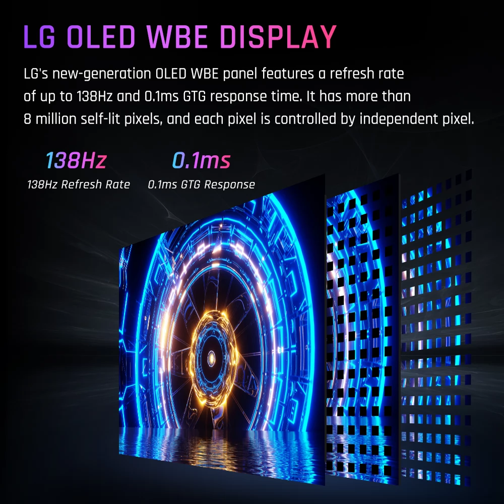 KTC G42P5 Gaming Monitor with LG OLED Display WBE panel, HDMI 2.1, best for Playstation 5 and Xbox Series X