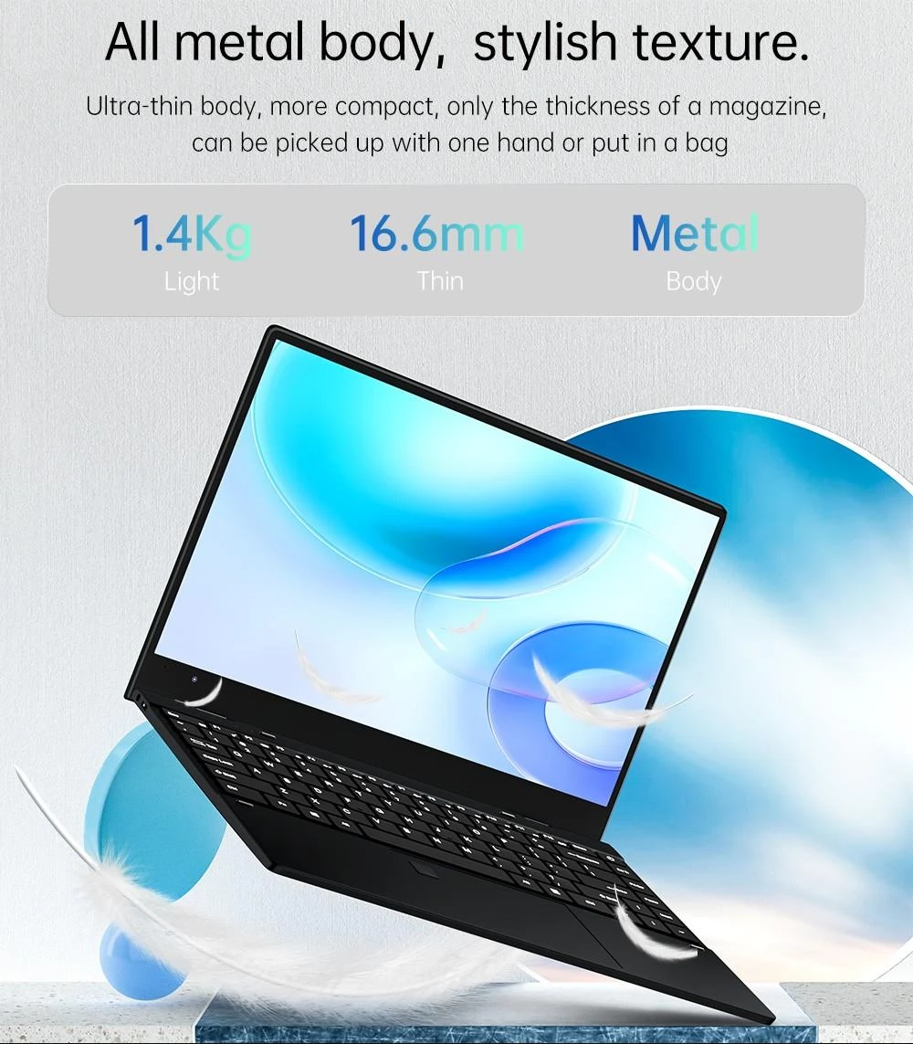 KUU FLEXONES Laptop 14,1 Zoll IPS Touchscreen Windows 11 Intel i3 1115G4 8GB DDR4 512GB PCIE SSD Notebook