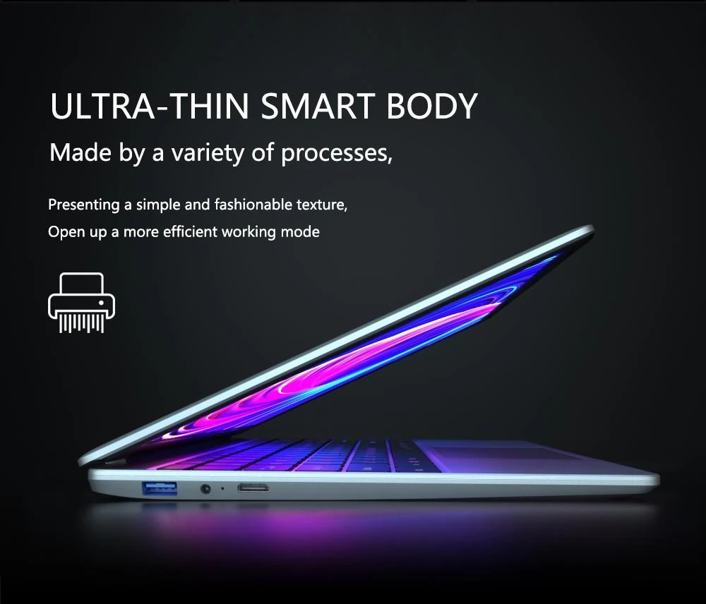 KUU XBOOK-2 14,1 Zoll Laptop Intel Gemini Lake J4105 8 GB RAM 256 GB SSD 1080P IPS WiFi Bluetooth Windows 11 Pro