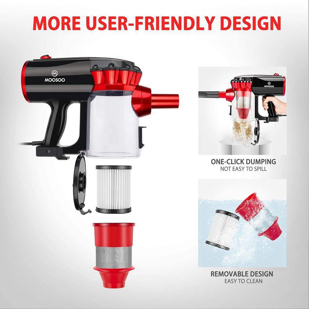 MOOSOO D600 Wired Stick Vacuum Cleaner 