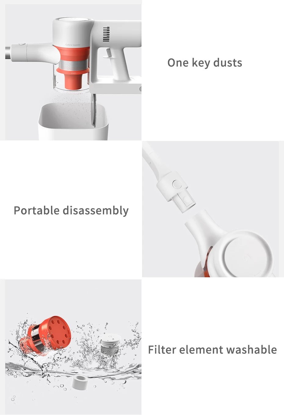 Xiaomi Mijia 1C Handheld Cordless Vacuum Cleaner (Global Version)