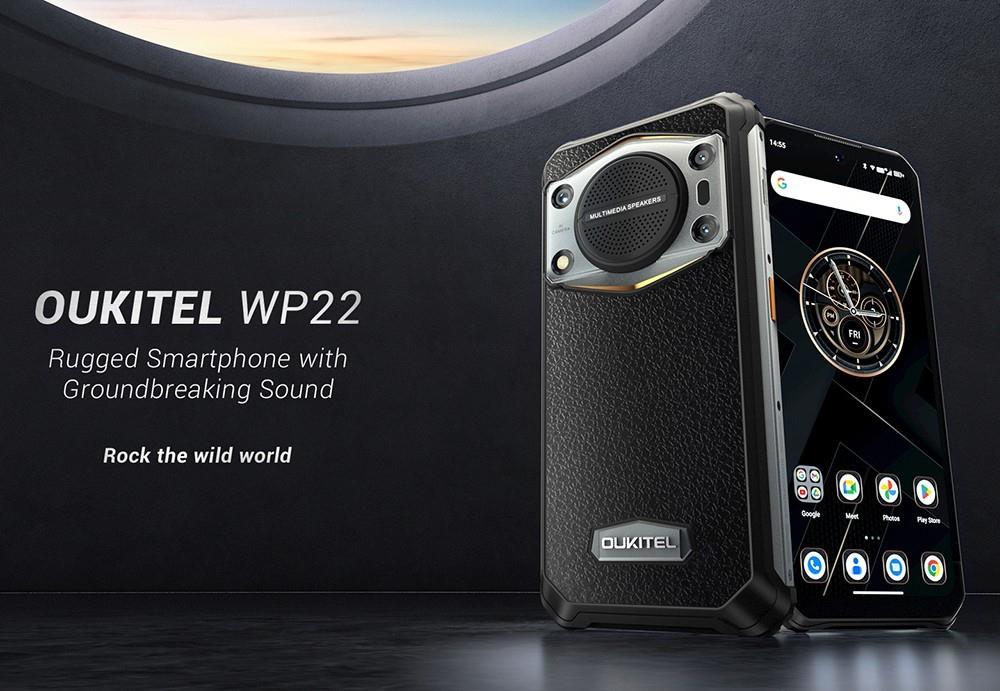 OUKITEL WP22 Smartphone, 8 GB 256 GB, MediaTek Helio P90 MT6779, 16 MP Frontkamera, 48 MP Rückkamera