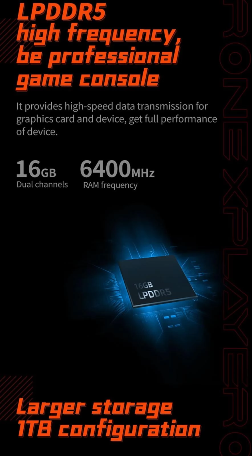 ONE Netbook OneXPlayer Mini Pro Game Console 7 IPS Display AMD RYZEN 7 6800U 16GB LPDDR5 1TB M.2 12450mAh Battery Windows11