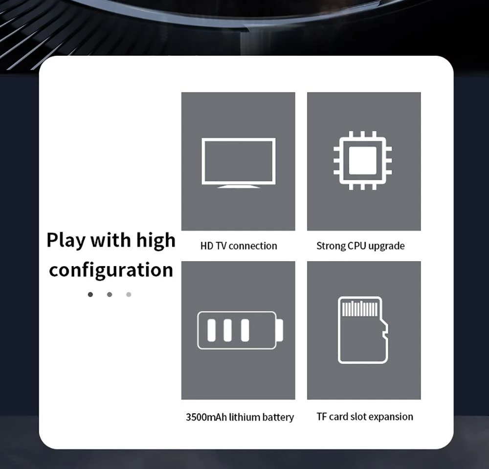 POWKIDDY X70 Handheld Retro-Spielekonsole 7,0 Zoll IPS Bildschirm, Auflösung 1024 x 600, Linux, 32 GB / 64 GB TF-Karte