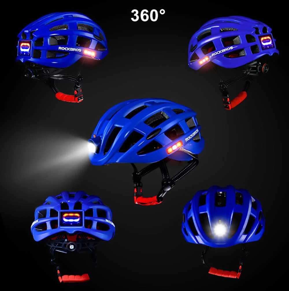 ROCKBROS ZN1001 Ultralichte fietshelm, integraal gevormd, Mountain Road Helm, Unisex 57-62cm