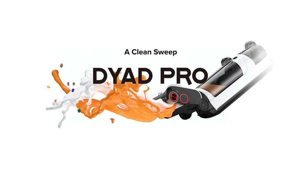 Roborock Dyad Pro Wet and Dry Vacuum Cleaner, Dual Rollers, Self-Drying, 260W, 170000Pa