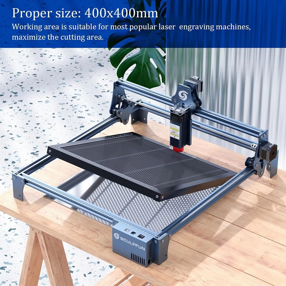 SCULPFUN 400x400mm Laser cutting Honeycomb Working Table Board Platform for CO2 or diode Laser Engraver Cutting Machine