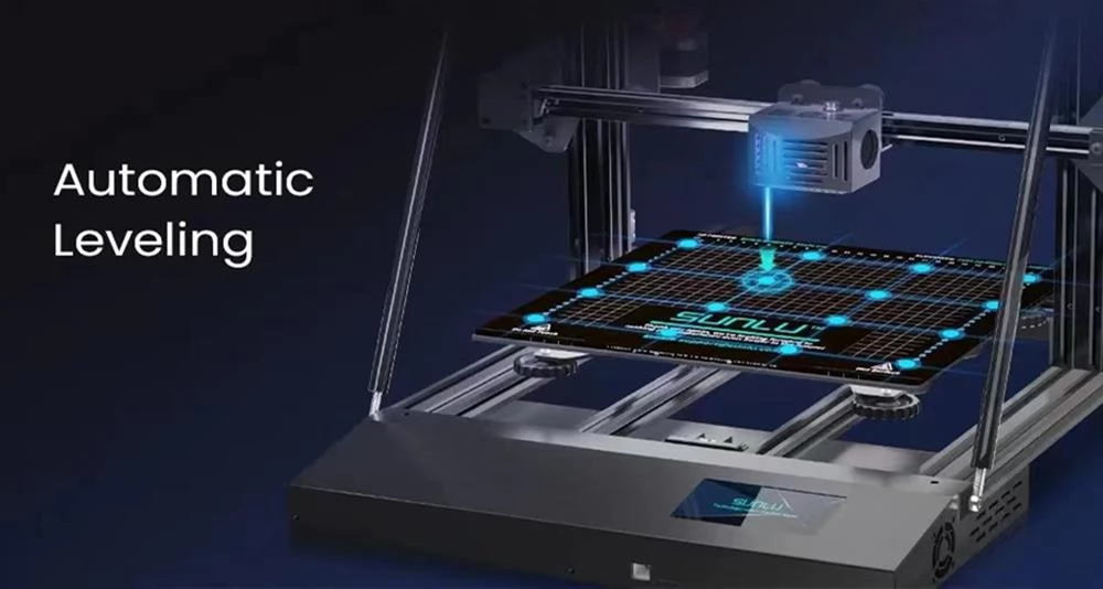 SUNLU Upgraded S9 Plus FDM 3D Drucker mit FilaDryer S1, automatischer Nivellierung, 310 × 310 × 400 mm – EU