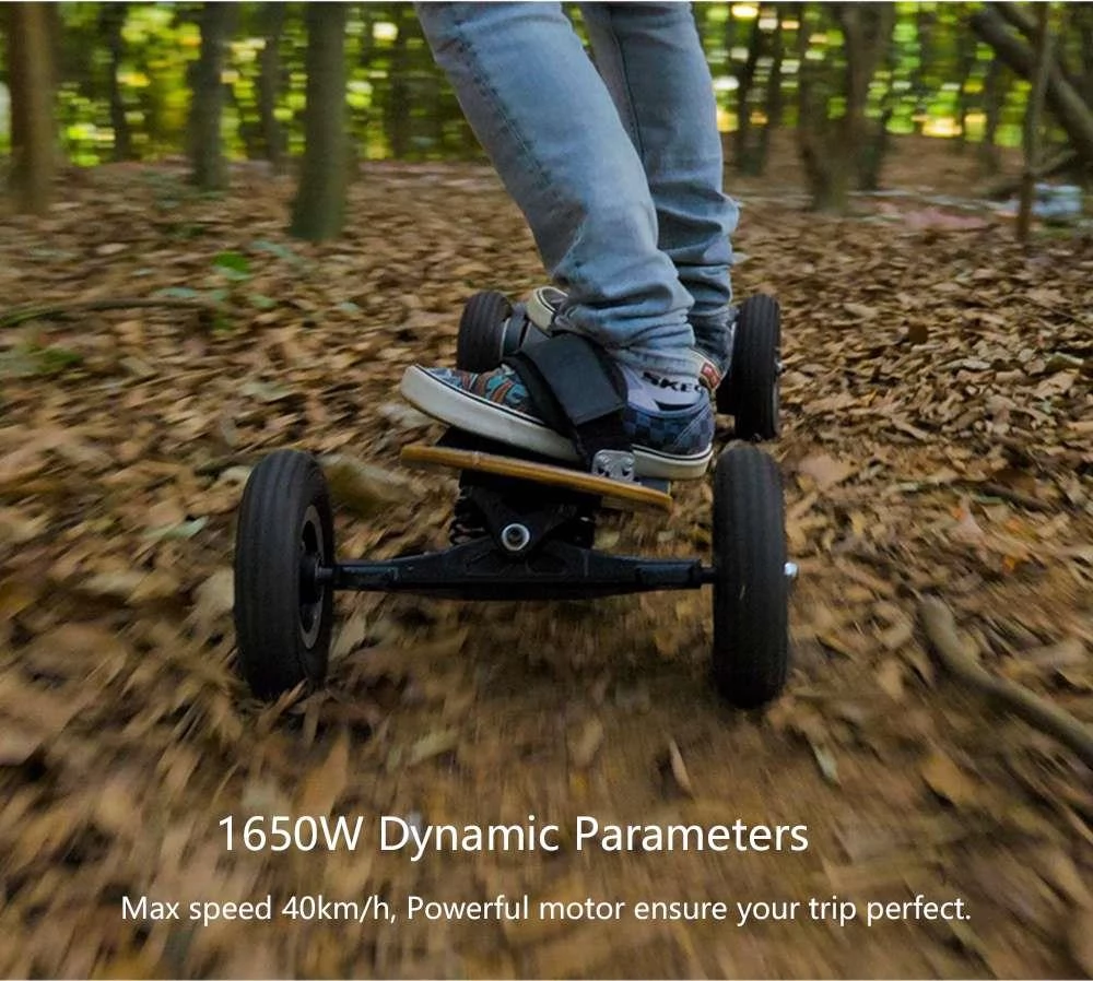 SYL-08 1650W Motor 40km/h With  Off Road Type Electric Skateboard (EU Plug)