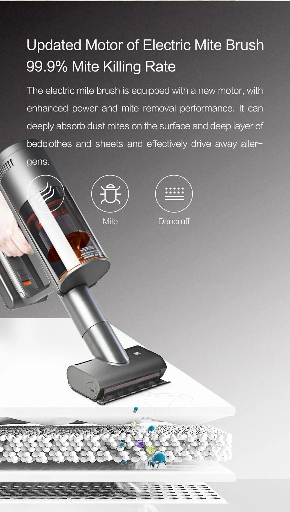 Shunzao Z11 MAX Suction Power 150AW 26000Pa Hand-held Cordlesss Vacuum Cleaner 2500mAh Lithium Battery (EU Version)