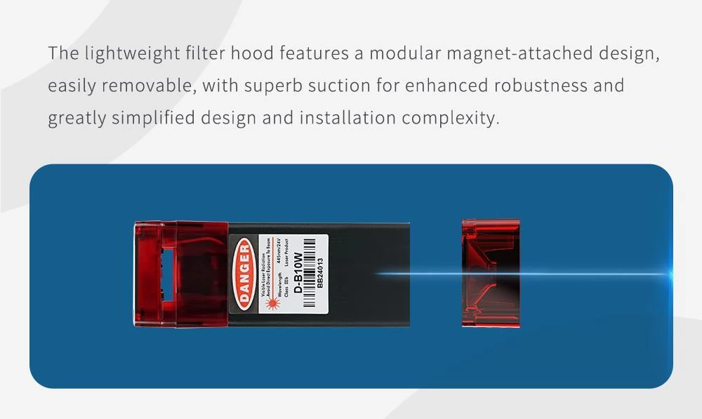 TWO TREES TTS-10 10W Laser Engraver Cutter, 0.08*0.08mm Compressed Spot, 32Bit Mainboard, APP Control, 300*300mm