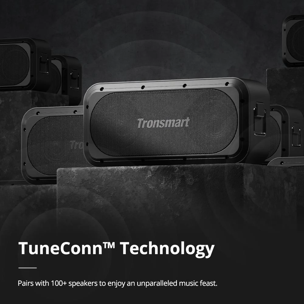 Tronsmart Force SE 50W Bluetooth 5.0 Speaker, IPX7 Waterproof, 12H Playtime,NFC, TuneConn Technology, SoundPulse Audio