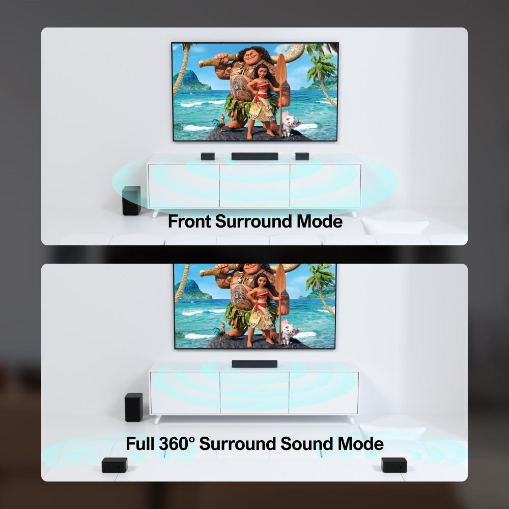Ultimea Poseidon D60 Soundbar Subwoofer Speaker Kit, Bluetooth 5.3