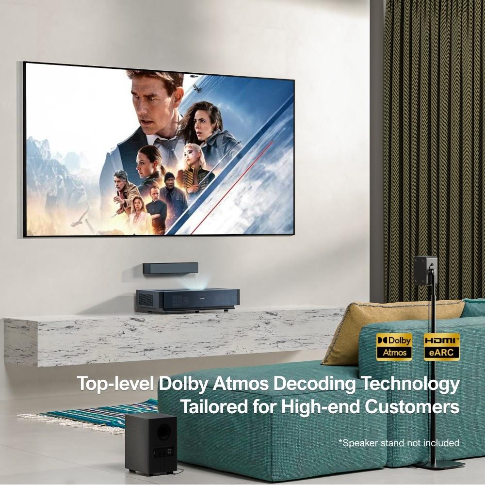 Ultimea Poseidon D60 Soundbar Subwoofer-luidsprekerset, Dolby Atmos 5.1, instelbaar surroundniveau, meerdere modi