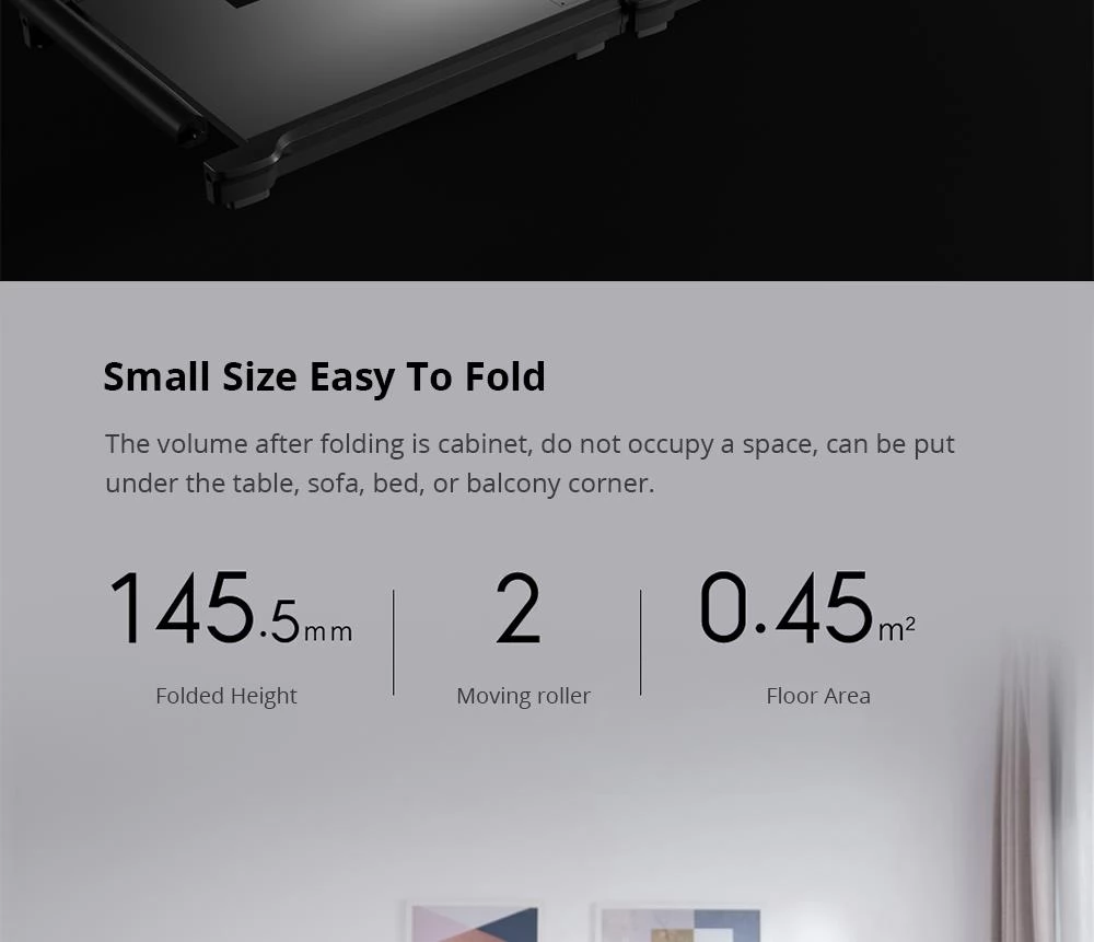 WalkingPad C1 Elektrische Smart Faltbare Fitness-Gehmaschine (EU-Stecker)
