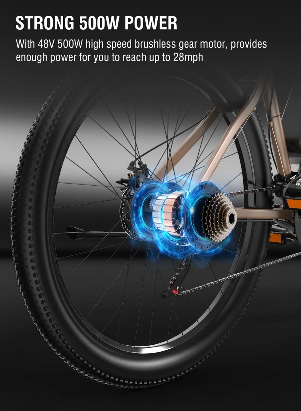 X-TRON C29 29*2.1 Wheels Electric Bike Shimano 21-speed Gear - 48V 10Ah Battery & 500W Motor