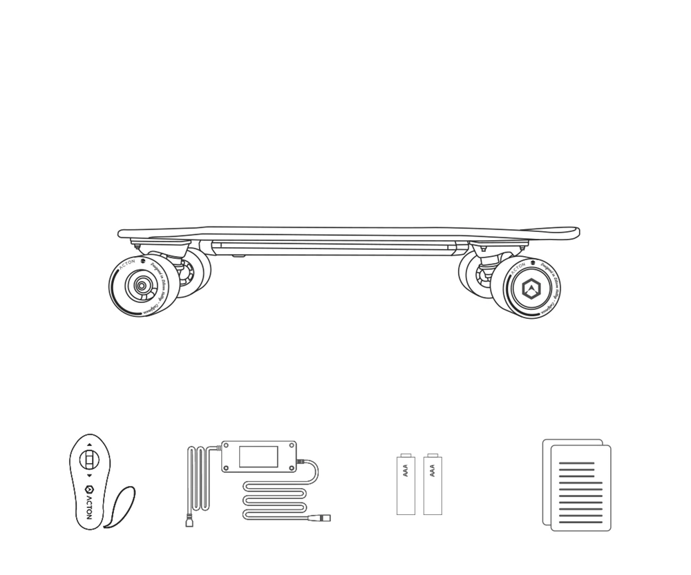 Xiaomi ACTON Smart Electric Skateboard (CN Plug)