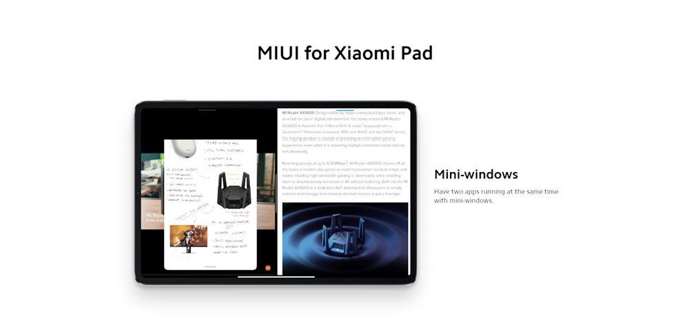 Mi Pad 5 11 inch Tablet,2.5K 120Hz LCD MIUI 12.5 Snapdragon 860, Europese Versie
