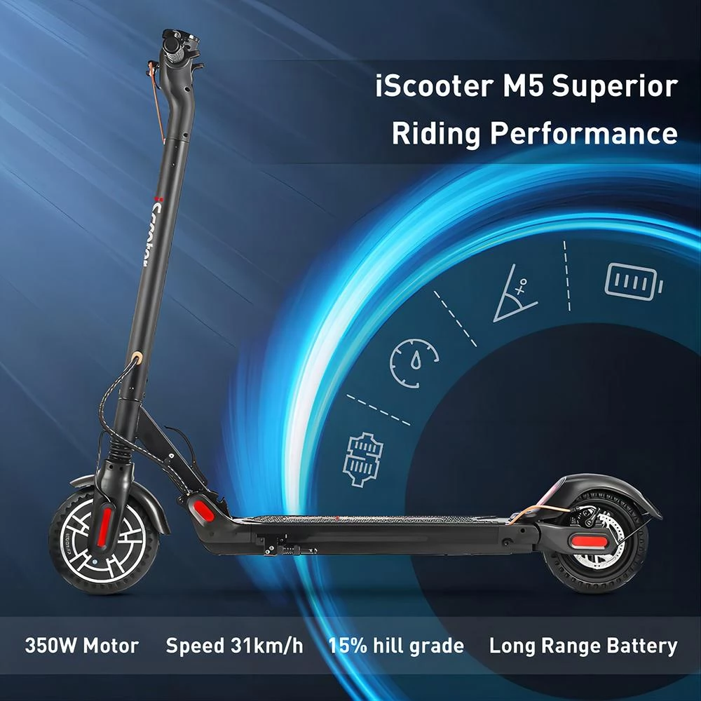 iScooter M5pro 8.5 Honeycomb Tire opvouwbare elektrische scooter - 350W Brushless Motor & 7.8Ah Batterij