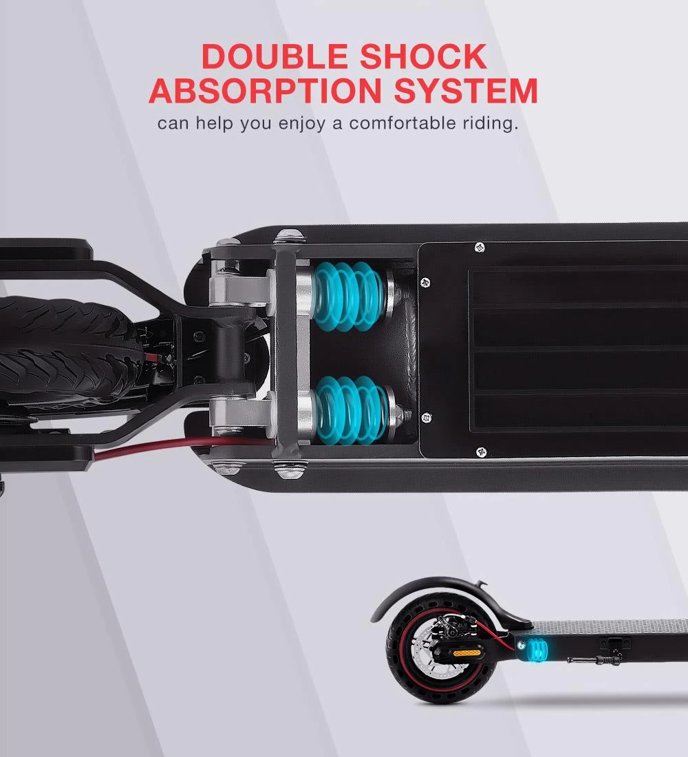 iScooter i9 Pro 8,5-Zoll-Elektroroller mit Wabenreifen, max 30 km/h, 350W Motor und 7,5Ah Akku