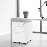 Merax Mobile Container With 3 Drawers - White