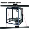 Tronxy X5sa Pro 3D Printer, CoreXY Bewegingsmodi, Drukgebied 330*330*400mm