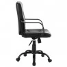 Faux Leather Height Adjustable Swivel Office Chair