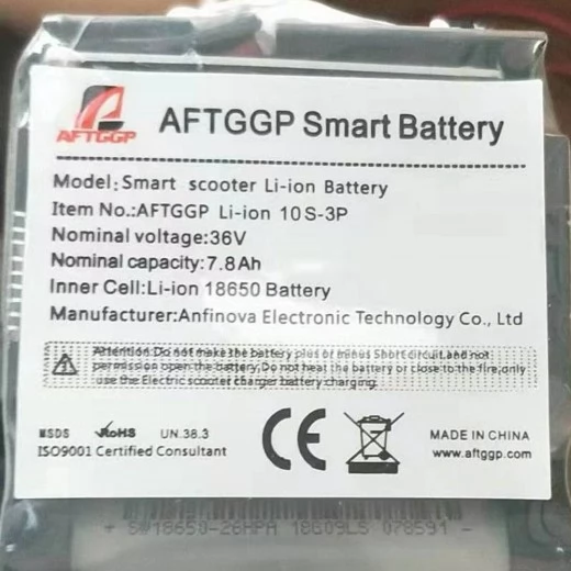 Original Battery For KUGOO Kirin ES2 Foldable E-scooter