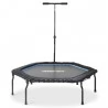 Merax 50" Foldable Fitness Bouncing Trampoline With T-shaped Height-adjustable Bar For Adults Max Limit 120 KG