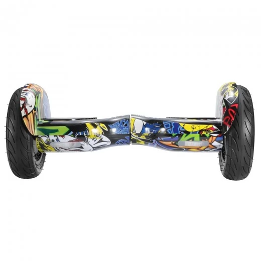 IMINA 10 inches Self Balancing Scooter Hoverboard with Bluetooth Speaker and StripLight