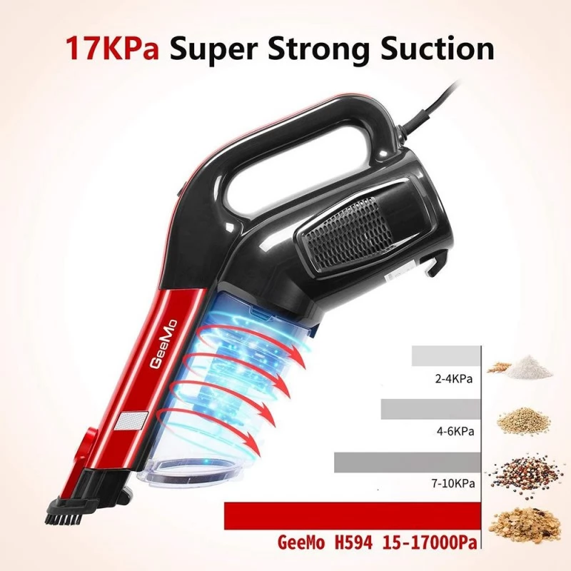 GeeMo H594 4 in 1 Lightweight Handheld Corded Vacuum Cleaner (EU