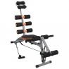 Bauchtrainer in L-Form mit Elastischen Bändern
