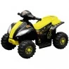 Kinder Elektro Quad 3 km/h Akku schwarz-gelb