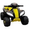 Kinder Elektro Quad 3 km/h Akku schwarz-gelb