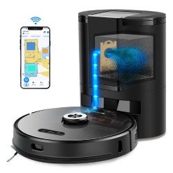Proscenic M8 Pro LDS 8.0 Laser Navigation Smart Robot Vacuum Cleaner With Intelligent Dust Collector