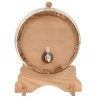 Weinfass mit Hahn Kiefernholz Massiv 12 L