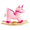 Plush Rocking Dinosaur Wooden Rocker Kids Toddlers Rocking Toy