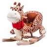 Plush Rocking Dinosaur Wooden Rocker Kids Toddlers Rocking Toy