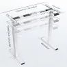 Acgam et225e elektrisch Drie-podium benen staande bureau frame dubbele motor + Acgam Hoogwaardige tafelboard