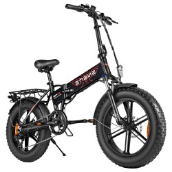 ENGWE EP-2 Pro 20” Fat Tire Foldable Electric Bike - 750W Motor & 48V 12.8Ah LG Battery