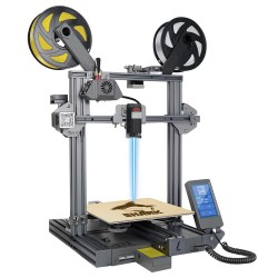 LOTMAXX Shark V2 3D Printer Dual Extruder Laser Engraving Dual-Color Printing