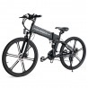 Samebike LO26 II 26 Inch Tire Smart Foldable Electric Moped Bike - 500W Motor & 48V 10Ah Battery