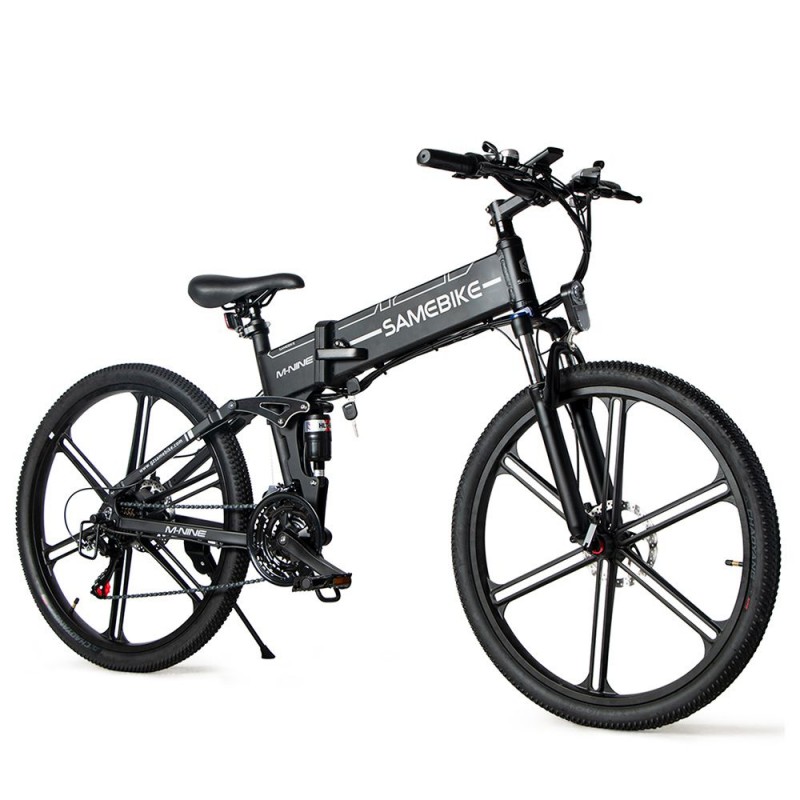 Samebike LO26 II 26 Inch Tire Smart Foldable Electric Moped Bike - 500W  Motor \u0026 48V 10Ah Battery - GEEKMAXI.COM