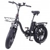 CMACEWHEEL Y20 20 Inch Fat Tire Electric Moped Bike - 750W Motor & Alloy Integrated Wheels