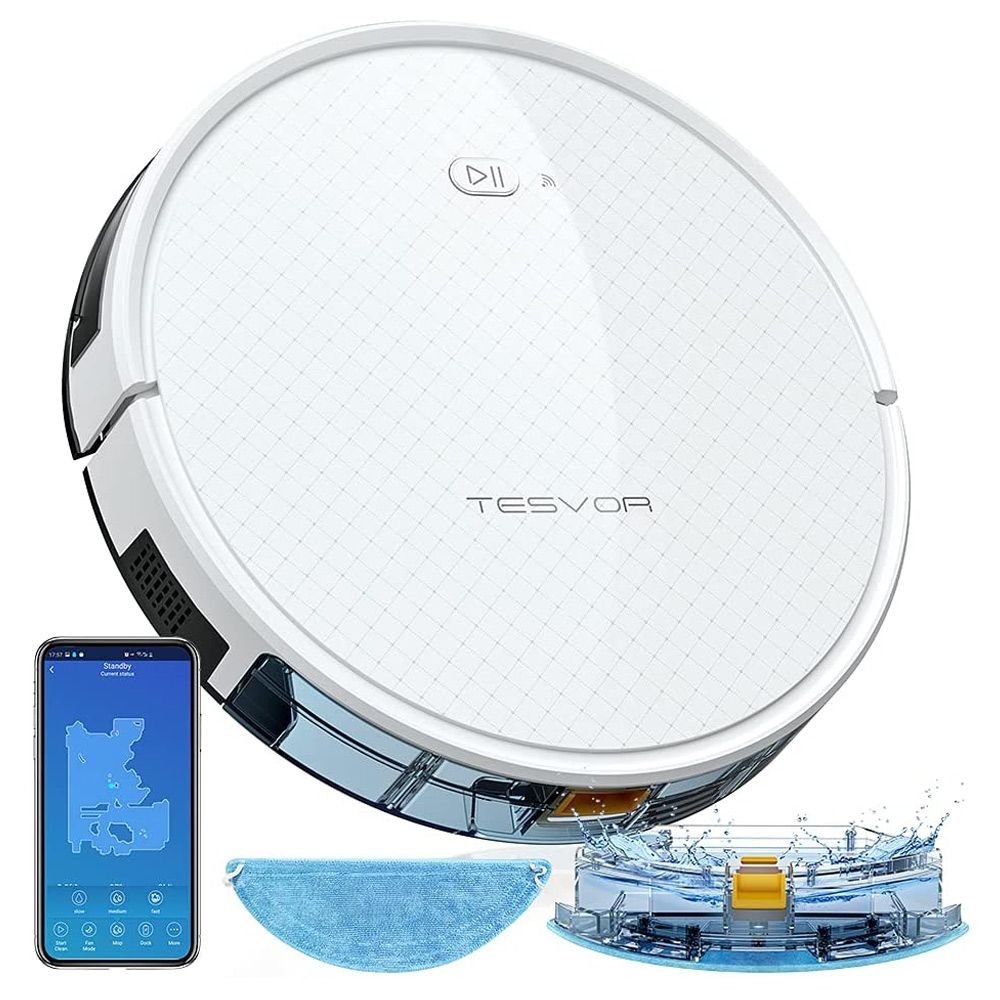 Tesvor X500 Pro 1800Pa Suction Power Robot Vacuum Cleaner