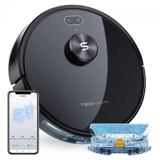 Tesvor S6 2700Pa Suction Laser Navigation Robot Vacuum Cleaner