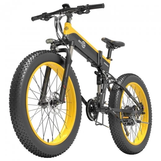 

BEZIOR X1500 26 inch Fat Tire Foldable Electric Bike Max Mileage Range 100KM - 1500W Motor & Panasonic 48V 12.8Ah Battery