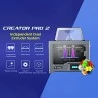 Flashforge Creator Pro 2 3D Printer Bouwvolume 200*148*150mm, Open 3D Slicer Ondersteuning, 3.5-Inch Touchscreen